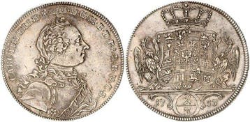 Duitsland Brandenburg-Ansbach. Karl Wilhelm Friedrich. 2/3