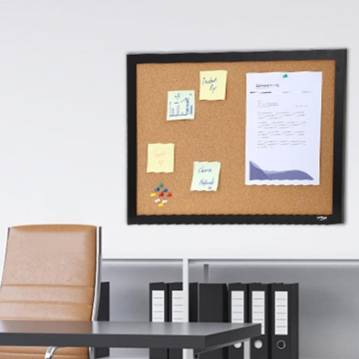 Kurk Prikbord met MDF Frame – Bulletin Board voor Notities F, Huis en Inrichting, Woonaccessoires | Memoborden, Nieuw, Verzenden