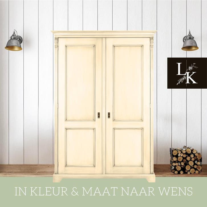 2-deurs kast grenenhout – kleur of was – maatwerk mogelijk, Huis en Inrichting, Kasten | Kledingkasten, 50 tot 75 cm, Met deur(en)