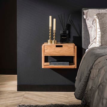 Nachtkastje Henny 1 lade met open vak, Minder dan 45 cm, Verzenden, Nieuw, 55 tot 70 cm