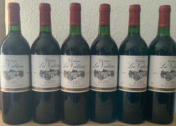 1996 Chateau La Valiere - Médoc Cru Bourgeois - 6 Flessen, Verzamelen, Nieuw