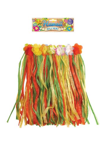 Hula Hawaii Rokje Multikleur Kind met Bloemen, Ophalen of Verzenden, Nieuw