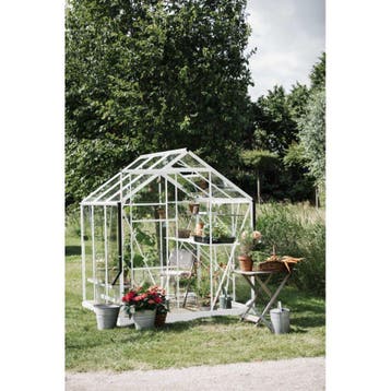 Royal Well Kate 1 tuinkas met veiligheidsglas en fundering -, Verzenden, Nieuw