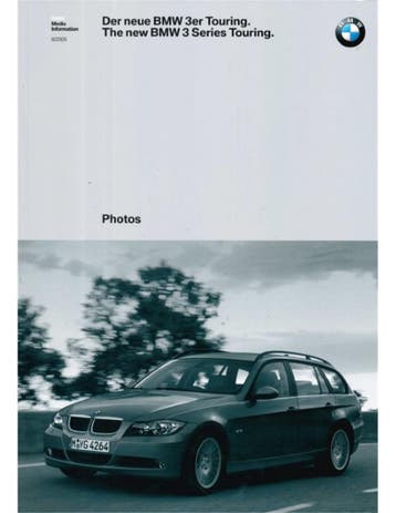 2005 BMW 3 SERIE TOURING HARDCOVER PERSMAP DUITS, Boeken, Nieuw, BMW, Author