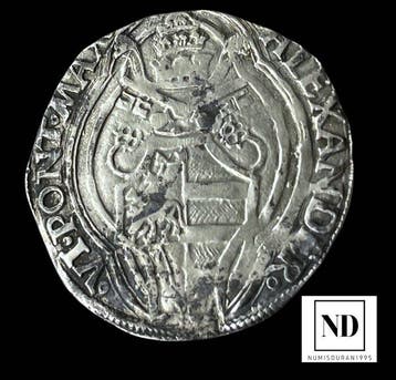 Vaticaan. Alejandro VI. Grosso 1492 - 1503 - Roma