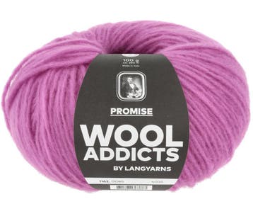 WoolAddicts Promise - 85 Felroze - Chunky / Dik Merinowol, Hobby en Vrije tijd, Breien en Haken, Ophalen of Verzenden, Nieuw