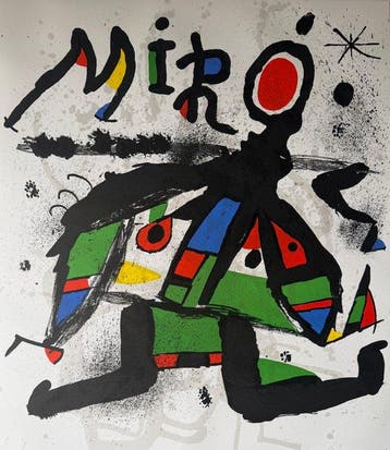 Joan Miro (1893-1983) - Composition
