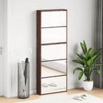 vidaXL Schoenenkast met spiegel 5-laags 63x17x169,5 cm, Verzenden, Nieuw