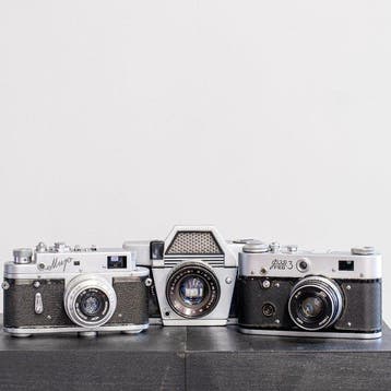 FED, Mir, Kiev 3 Soviet Cameras: MIR, Kiev-10 and FED-3 with, Nieuw