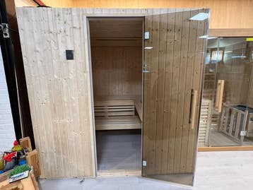Op maat gemaakte sauna in Nordisch Fichte (met als optie, Verzenden, Nieuw