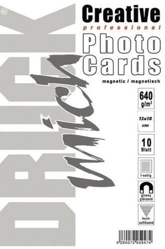Magnetisch Fotopapier, 13x18 cm, v.a. € 6,99 (10 vel !!), Ophalen of Verzenden, Nieuw