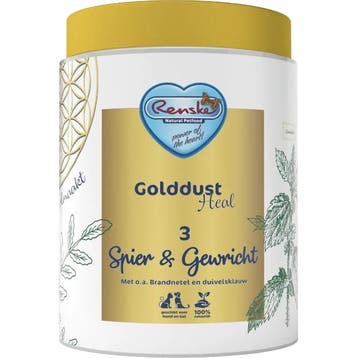 Renske Golddust Heal 3 - Spier & Gewricht 500gram, Verzenden, Nieuw