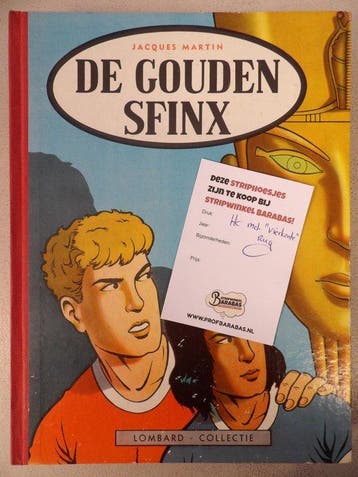 Alex 2 - De gouden sfinx - Lombard Collectie 29 met rechte, Nieuw