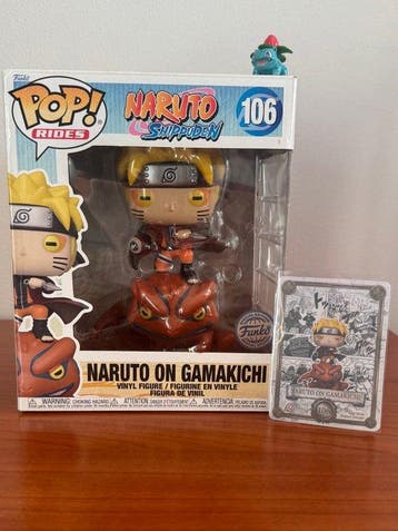 Funko - Funko Pop - Naruto - Naruto on Gamakichi #106 +