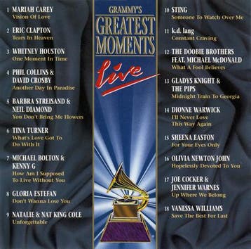 Various - Grammys Greatest Moments Live, Ophalen of Verzenden, Gebruikt