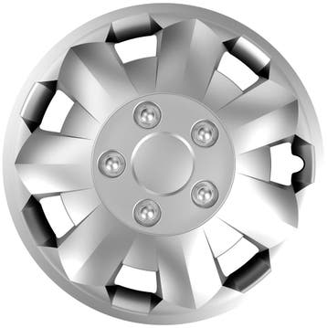 Wieldoppen  Nova NC Zilver 16 inch, Auto diversen, Verzenden, Nieuw