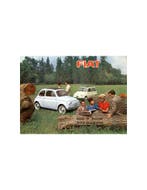 1960 FIAT 500 D SUNROOF GIARDINIERA BROCHURE NEDERLANDS, Nieuw, Author