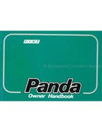 1987 FIAT PANDA INSTRUCTIEBOEKJE ENGELS