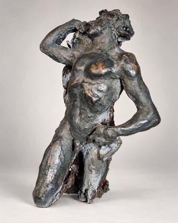 sculptuur, Icaro - 35 cm - Aardewerk