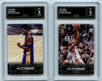 Panini - 2012 - Lot of 2 - Anthology - GMA 9 - Graded - Kobe, Verzamelen, Nieuw