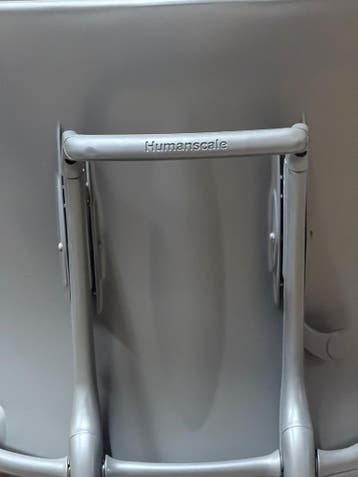 Refurbished Humanscale Freedom - Nieuwe Stof - Incl Garantie, Verzenden, Zo goed als nieuw, Grijs, Bureaustoel