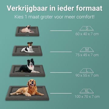 2dekans | CozySense® Orthopedische Hondenmand - 90 x 54 cm -, Dieren en Toebehoren, Ophalen of Verzenden, Zo goed als nieuw