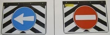 Spatlap Verkeersbord 400x300 Incl Strips Set, Ophalen of Verzenden, Nieuw