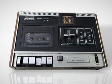 Sony - TC-121 Audiocassette deck, Nieuw