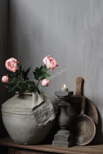 Zijden Pioenroos met bloem en knop pink 78 cm, Huis en Inrichting, Woonaccessoires | Kunstplanten en Kunstbloemen, Ophalen of Verzenden