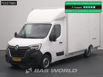 Renault Master 145PK Lowliner Bakwagen LED Navi Airco Cruise, Stof, Gebruikt, Euro 6, Renault