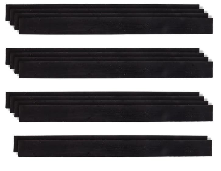 Zwarte Planken Geïmpregneerd Grenen 1.6 x 14 x 180 cm voor, Huis en Inrichting, Stoffering | Gordijnen en Lamellen, Verzenden