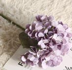 Hortensia Hydrangea Mauve Zijdenbloem Single 35 cm, Ophalen of Verzenden, Nieuw