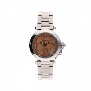 Cartier Pasha C ‘Salomon’ 2324 W31043M7; Automatisch Hor, Overige merken, Staal, Gebruikt, Polshorloge