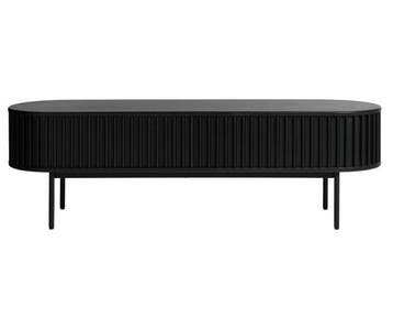 Tv meubel Siena eiken 160 cm - zwart, Ophalen of Verzenden, Nieuw