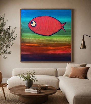 Denis Kuvayev (1971) - Goldfish on magic waters - XL