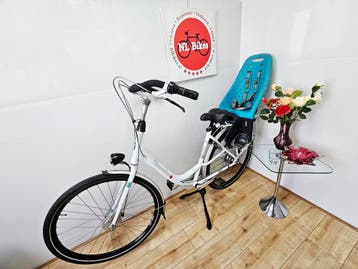 Gazelle bloom moederfiets incl bon en achter zitje, Ophalen, 53 tot 56 cm, Zo goed als nieuw, Versnellingen