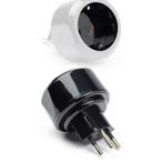 Reisstekker | Europa naar Zwitserland (Geaard, Type F  J), Verzenden, Nieuw