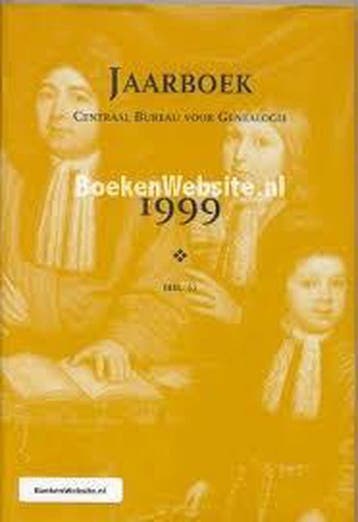 Genealogie jaarboek 53 1999 - ONDER  9789058020109, Verzenden, Gelezen, ONDER