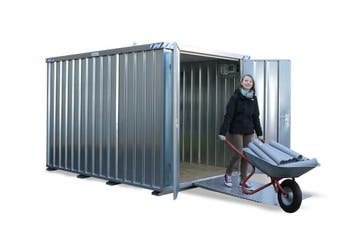 Opslagplaats BOS container demontabel in verschillende maten
