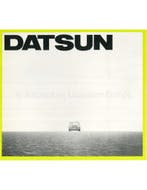 1968 DATSUN PROGRAMMA BROCHURE NEDERLANDS | FRANS, Nieuw, Nissan, Author