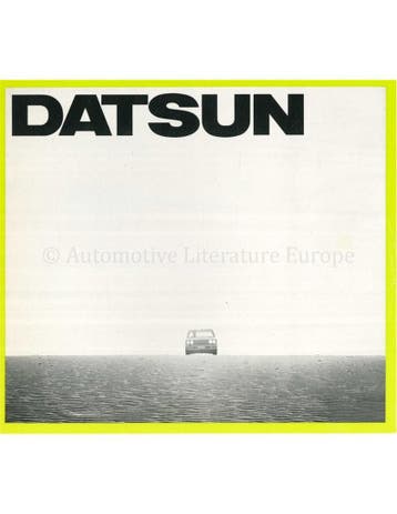1968 DATSUN PROGRAMMA BROCHURE NEDERLANDS | FRANS, Nieuw, Nissan, Author