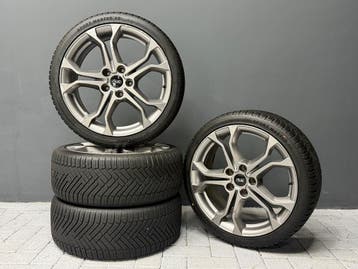 Originele Renault Clio RS velgen 18 inch + NIEUWE ALL SEASON, 18 inch, Banden en Velgen, All Season, Personenwagen