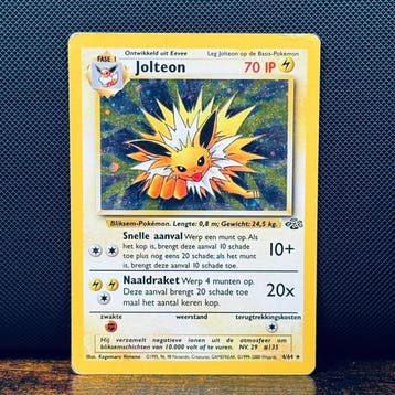 Pokémon Card - Jolteon Holo 4 – Pokémon, Nieuw