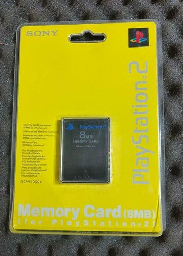 Sony - PlayStation 2 - Memory Card (8MB) - factory sealed -, Nieuw