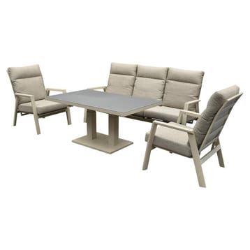 Barolo New York stoel bank dining loungeset 4 delig, Ophalen of Verzenden, Nieuw