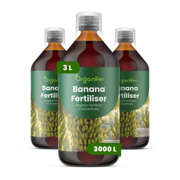 Vloeibare meststof voor banaan - 3x1 liter, Verzenden, Mest