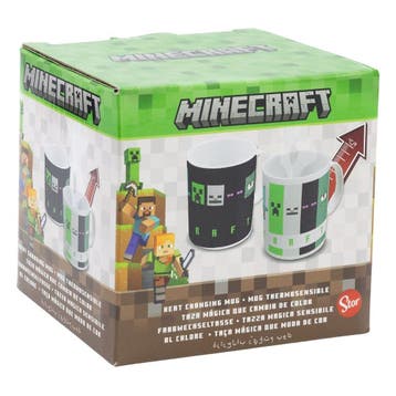 Minecraft Squared Pattern Heat Change Mok, Ophalen of Verzenden, Nieuw