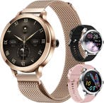 Golden Sound AMOLED Smartwatch Dames - 3 extra bandjes -, Ophalen of Verzenden, Zo goed als nieuw, Golden