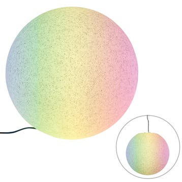 Smart buitenlamp grijs 56 cm IP44 incl Wifi A60 - Nura, Verzenden, Nieuw, Kunststof