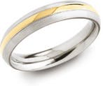 Boccia Titanium 0130-02 Ring - Bicolor - Unisex - 21.00mm, Verzenden, Nieuw